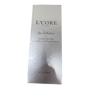 LCore Paris Spa Instant Eye Lift Eye Puffiness & Wrinkle Reducer 0.7oz 20ml NEW
